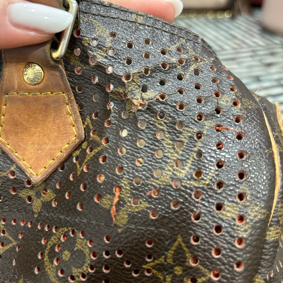 LOUIS VUITTON M95182 Speedy 30 Monogram Perfot Handbag Brown Women's - Picture 4 of 8